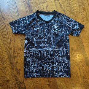 Nike Kids Black and White Graphic Jersey